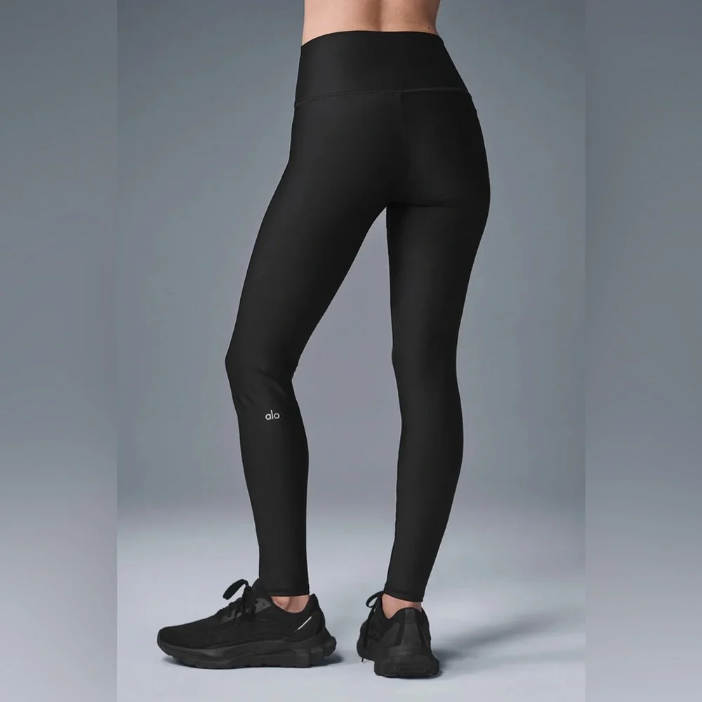 Alo Yoga NWOT High-Waist Airlift Full-Length Leggings Black‎ XXS Athleisure Gym